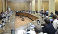 إجتماع مع القيادات والمسئولين بكلية الطب ومستشفيات بنها الجامعي